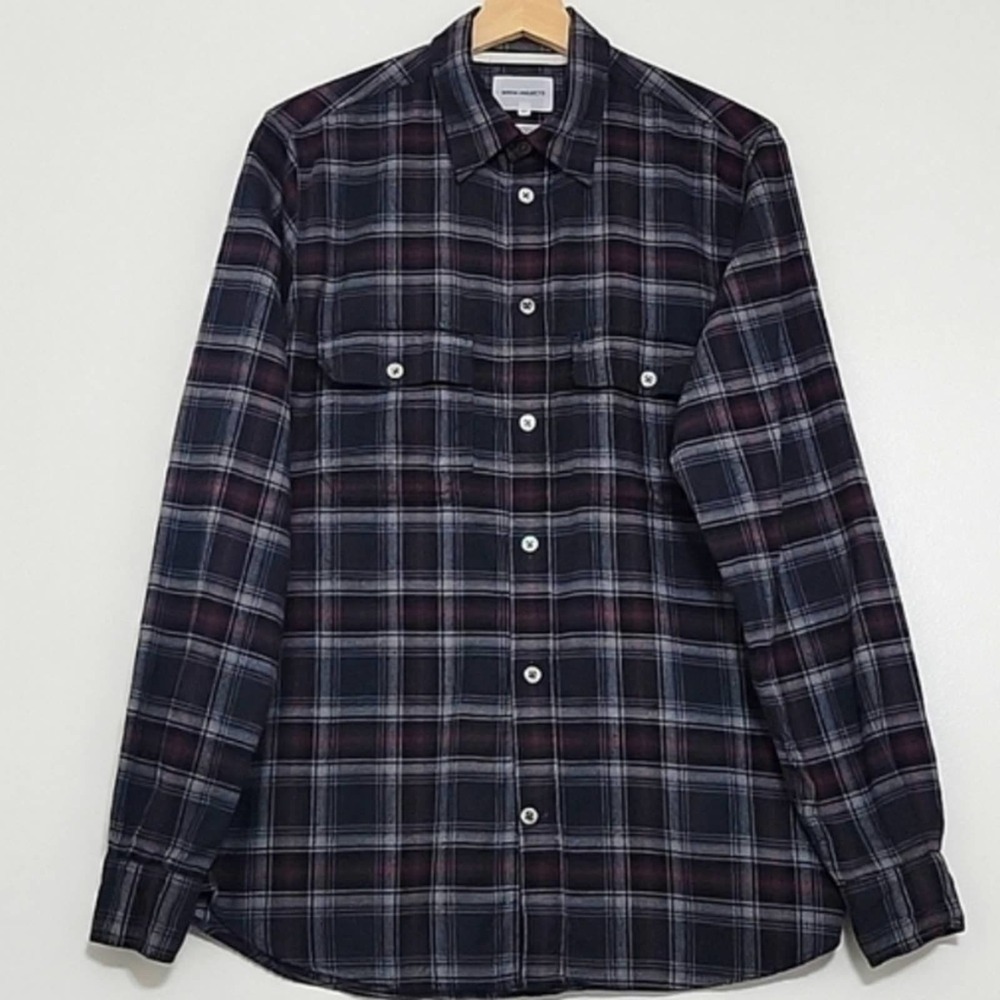 Norse Project Brushed Flannel Check Shirt